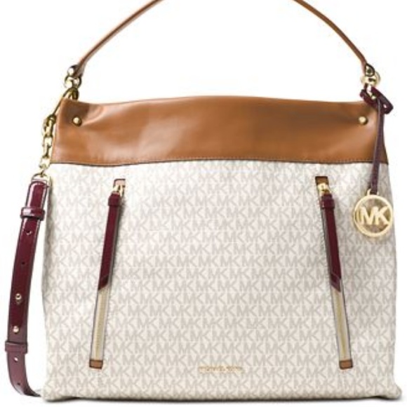 NWT MICHAEL Michael Kors Signature Lex Large Hobo - Picture 2 of 4